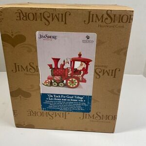 Jim Shore Heartwood Creek Santa Train Figurine On Track For Good Tidings 6005691